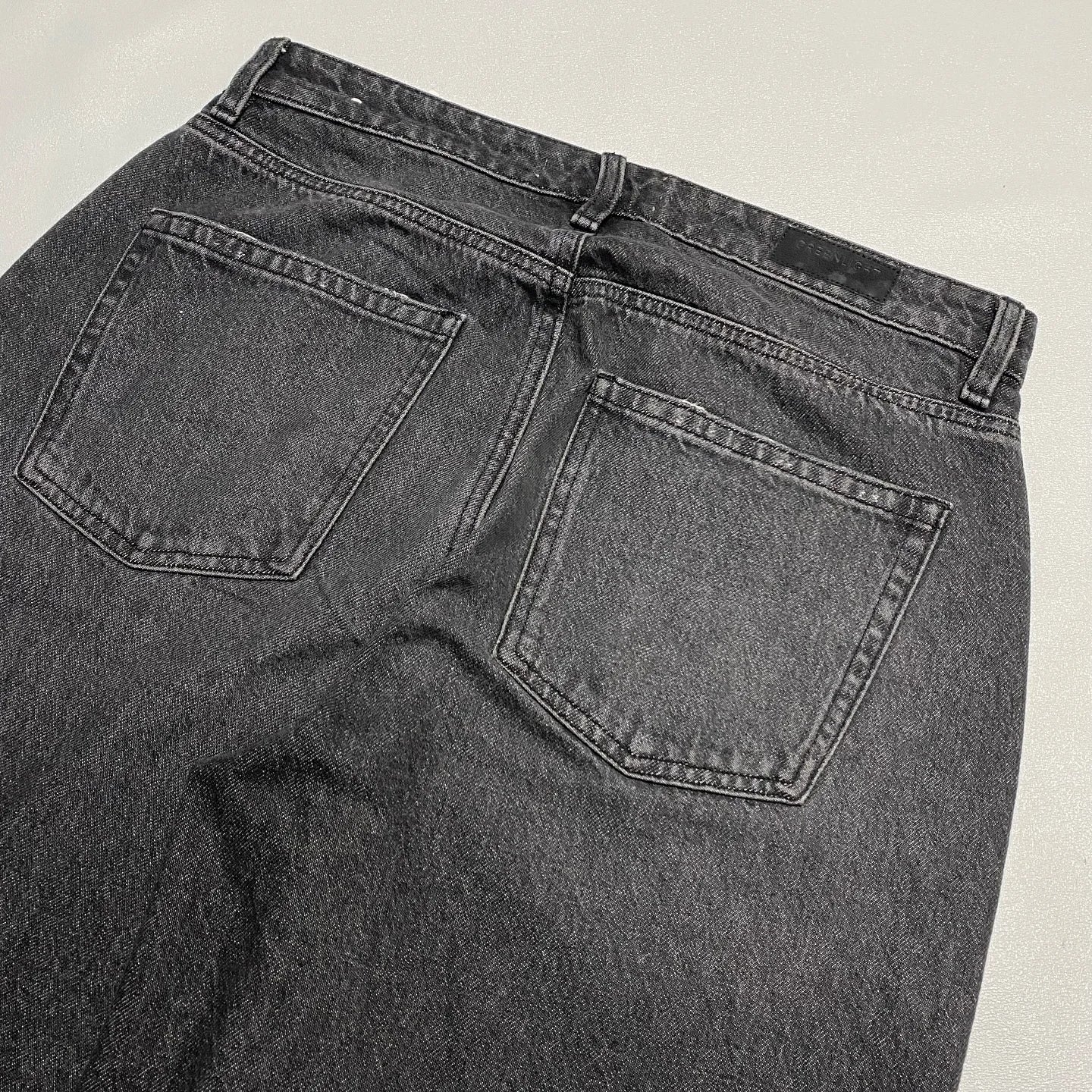 American Y2K New Baggy Wide Leg Black Jeans Overszied Men Street Casual Joker Denim Pants Couple Jeans Retro Streetwear