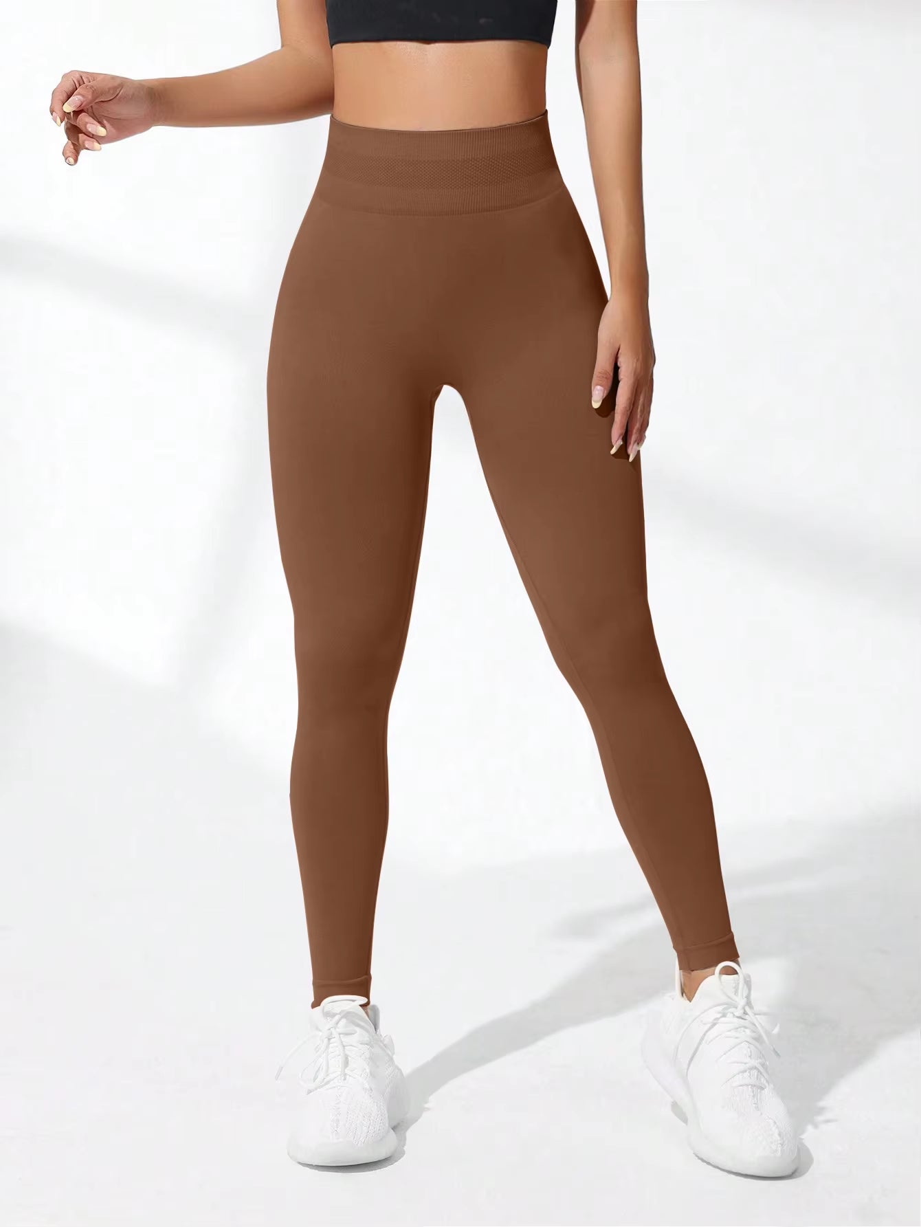 Women'S High Waist Yoga Leggings Seamless High Stretchy Butt Lifting Breathable Sports Pants for Women Gym Leggings
