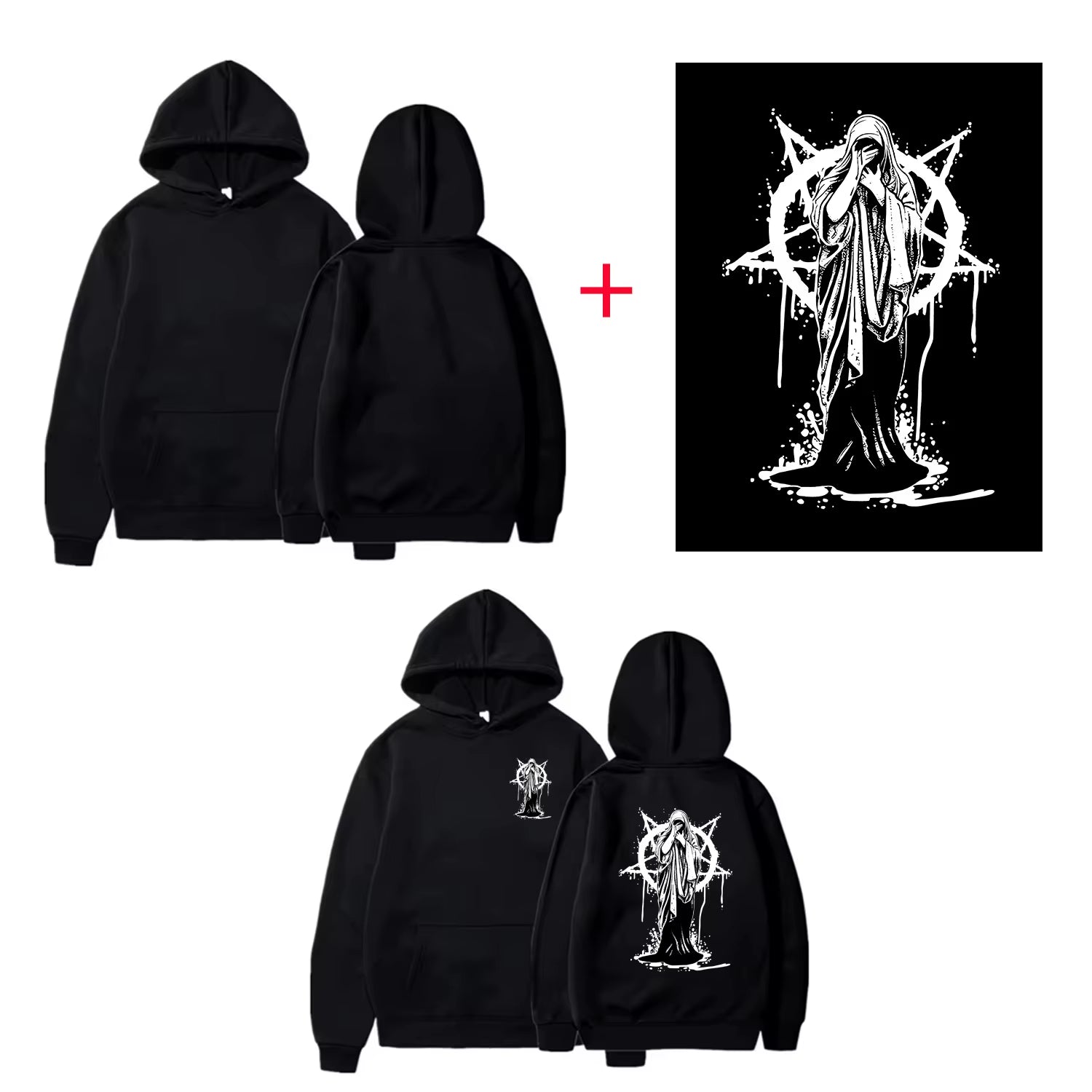 DIY Custom Your Brand LOGO Men Women Casual Hoodie Top Solid Color Pullover Street Personality Sweatshirt Custom Gifts