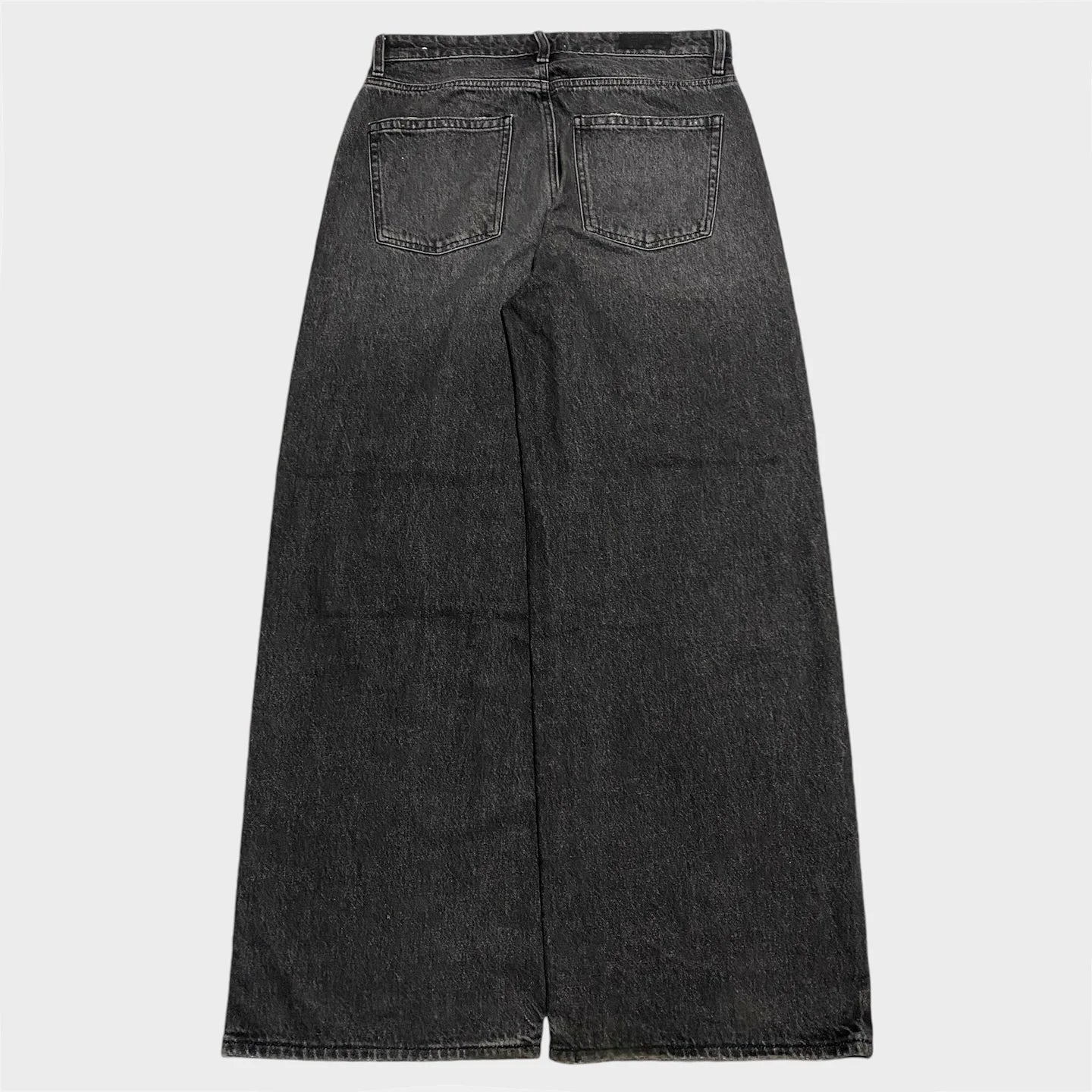 American Y2K New Baggy Wide Leg Black Jeans Overszied Men Street Casual Joker Denim Pants Couple Jeans Retro Streetwear